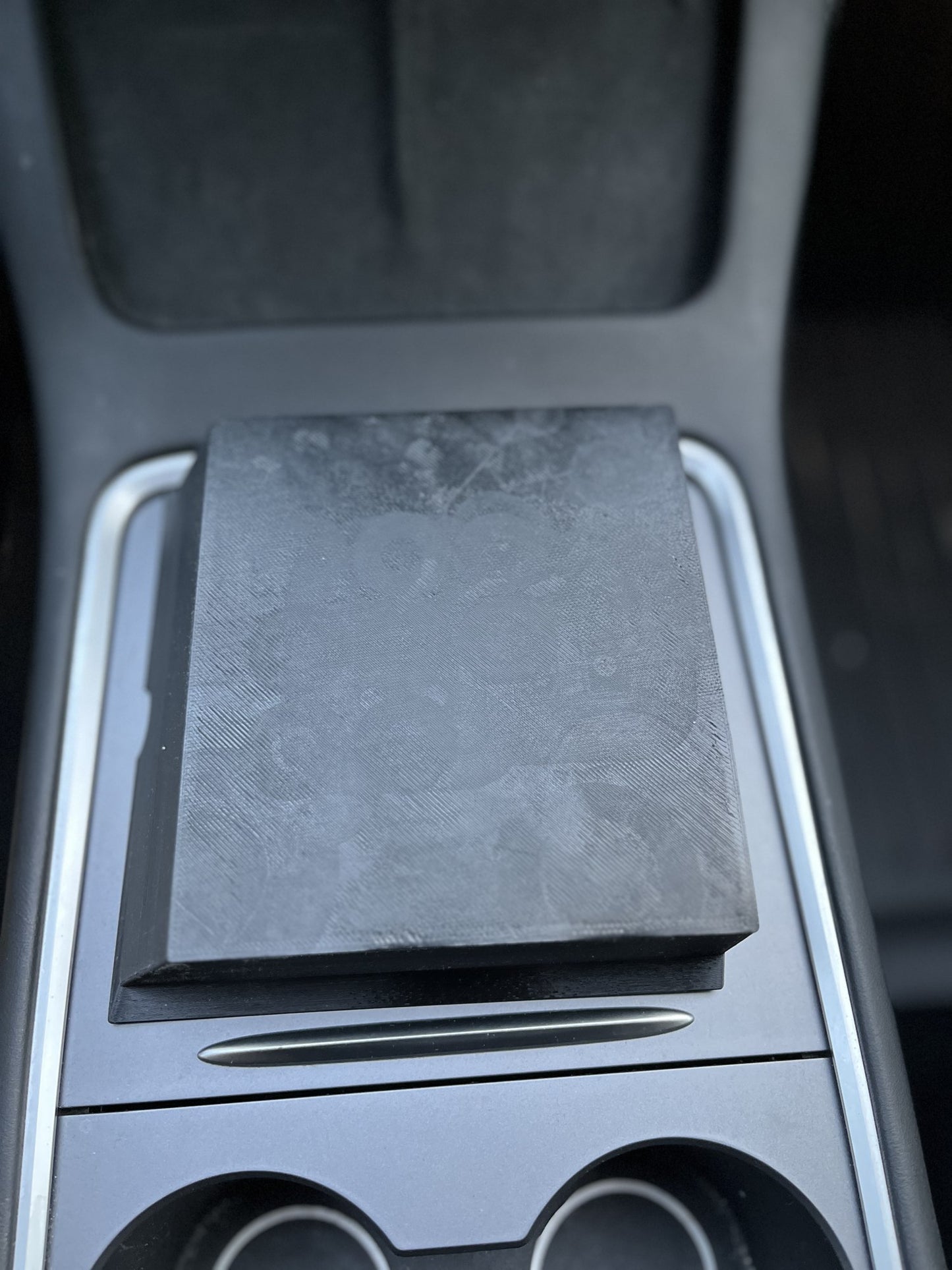 Tesla Hidden Center Console Organizer – Sliding Tray for Model 3 and Y